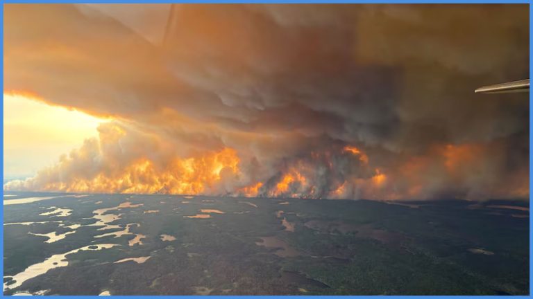 ম্যানিটোবায় জরুরি অবস্থা জারি, হাজারো মানুষকে সরে যাওয়ার নির্দেশ কানাডায় ভয়াবহ দাবানল